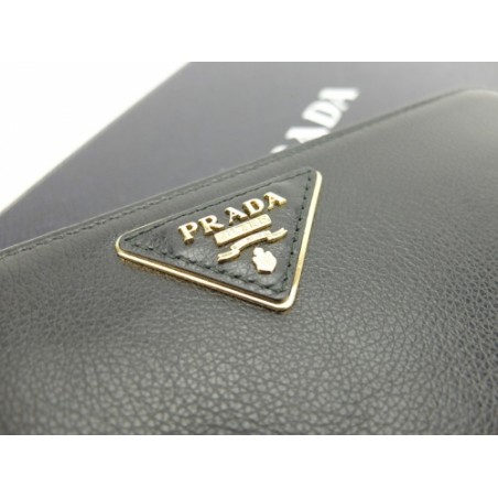 SOLD(已售出）(NEW) Prada 1ML506 Portafoglio Lampo Wallet (Nero)